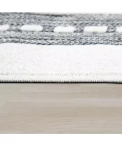 Paco Home Kids Rug Roads Play-Mat in Snow Landscape in Muted Cream - 2'8" x 4'11" -Paco Home Elegant Store Belk 73