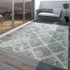Paco Home In- & Outdoor Rug Moroccan Style with Diamond Pattern in Light-Grey - 3'11" x 5'7" -Paco Home Elegant Store Belk 734