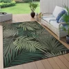 Paco Home In- & Outdoor Rug Jungle Design with Green Palm Trees - 2'8" x 4'11" -Paco Home Elegant Store Belk 802