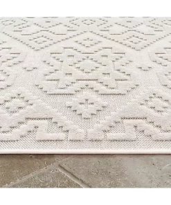 Paco Home In- & Outdoor Rug Marrakesh Boho Pattern with High-Low Effect - 2'8" x 4'11" -Paco Home Elegant Store Belk 822