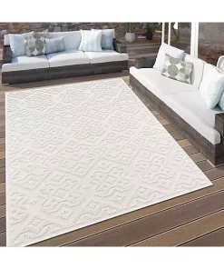 Paco Home In- & Outdoor Rug Marrakesh Boho Pattern with High-Low Effect - 2'8" x 4'11" -Paco Home Elegant Store Belk 824