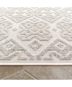 Paco Home In- & Outdoor Rug Marrakesh Trellis Pattern with High/Low Effect - 2'8" x 4'11" -Paco Home Elegant Store Belk 842
