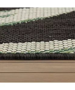 Paco Home Waterproof Outdoor Rug for Patio with Floral Palm Leaf Design - 2' x 3'3" -Paco Home Elegant Store Belk 875