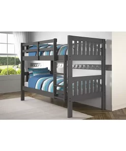 Donco Kids Twin/Twin Mission Bunk Bed -Paco Home Elegant Store Belk 894