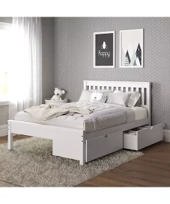 Donco Kids Full Contempo Bed With Dual Under Bed Drawers