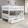 Donco Kids Full/Full Mission Bunk Bed W/Dual Underbed Drawers -Paco Home Elegant Store Belk 976