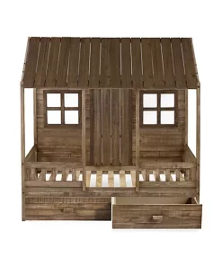 Donco Kids Twin Front Porch Low Loft W/Dual Underbed Drawers 11 Donco Kids Twin Front Porch Low Loft W/Dual Underbed Drawers -Paco Home Elegant Store Belk 997