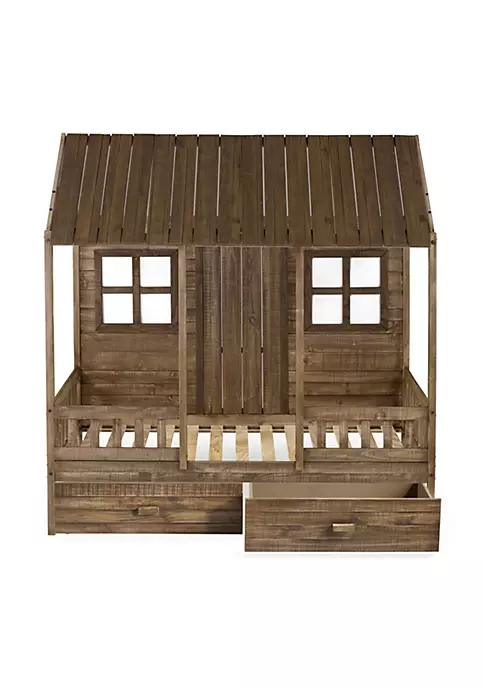 Donco Kids Twin Front Porch Low Loft W/Dual Underbed Drawers 6 Donco Kids Twin Front Porch Low Loft W/Dual Underbed Drawers - Image 4